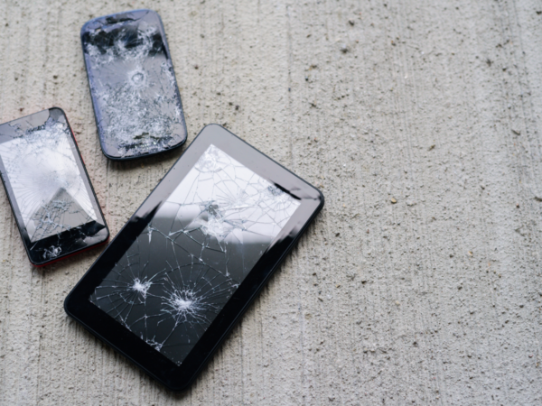 Broken devices in need of repair