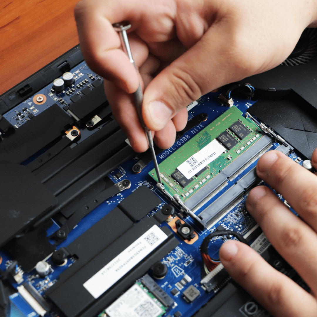 Laptop motherboard repair