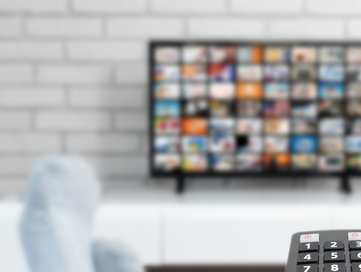 Tv showing loads of apps